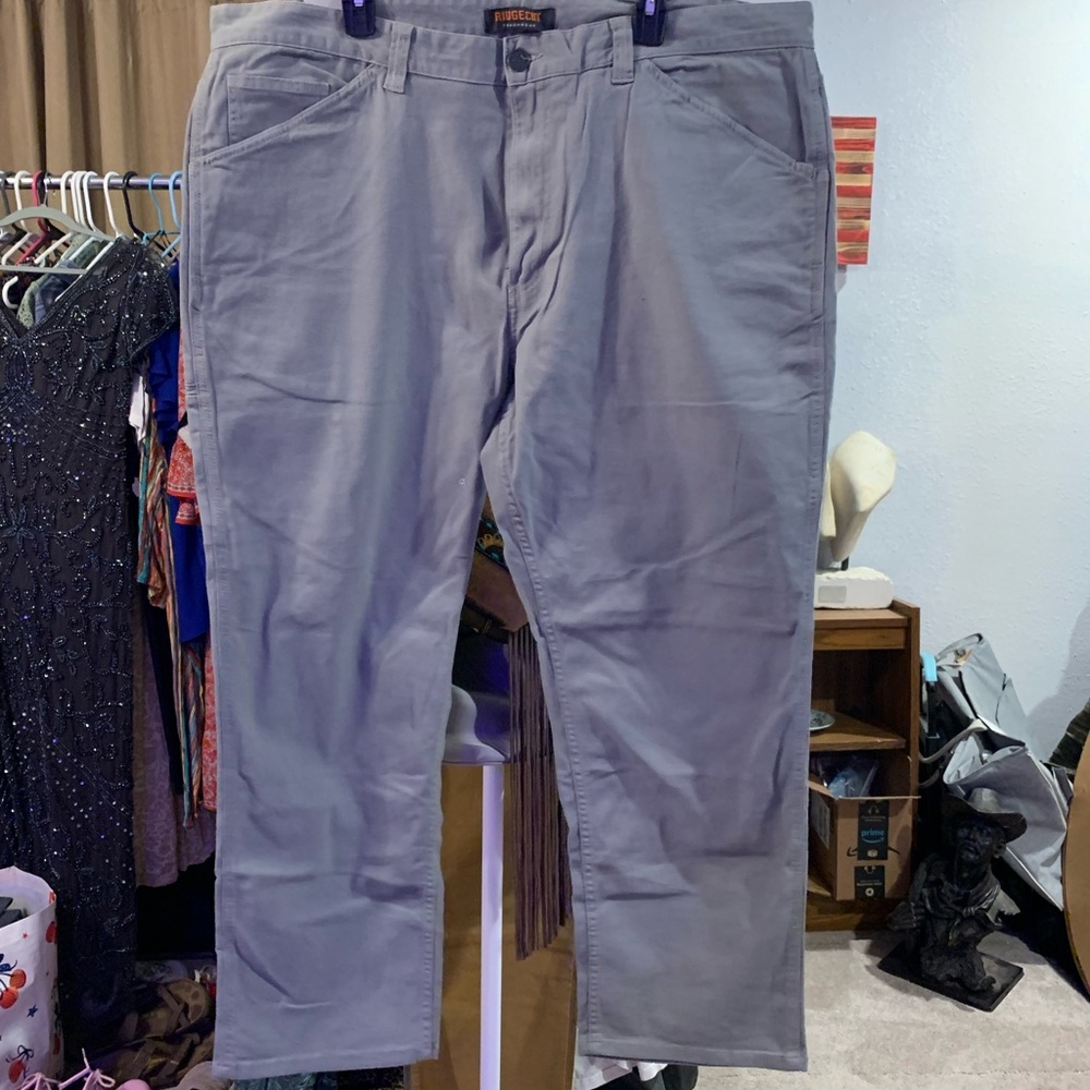 Classic Gray Chinos for Men